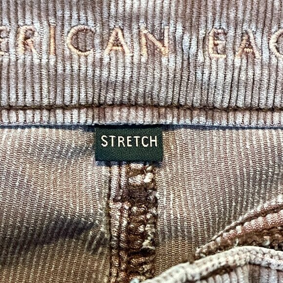 American Eagle Stretch Pants Corduroy Hi Rise Jegging 20 Long Outdoorsy Casual - Picture 14 of 16